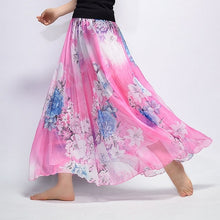 Load image into Gallery viewer, Elegant Summer Bohemian Maxi Skirts Women Long Skirt Chiffon Saia