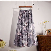 Load image into Gallery viewer, Elegant Summer Bohemian Maxi Skirts Women Long Skirt Chiffon Saia