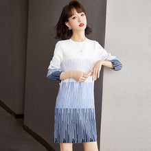 Load image into Gallery viewer, Elegant Sweater Dress Autumn Spring Long Sleeve Knitted