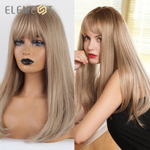 Load image into Gallery viewer, Element Long Straight Cosplay Wig Synthetic Blonde Golden Wigs with