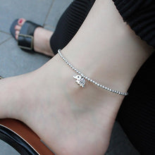 Load image into Gallery viewer, Elephant Anklet Foot Chain Sterling Silver Beads