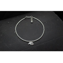 Load image into Gallery viewer, Elephant Anklet Foot Chain Sterling Silver Beads