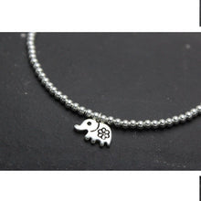 Load image into Gallery viewer, Elephant Anklet Foot Chain Sterling Silver Beads