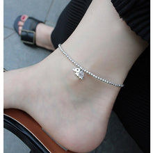 Load image into Gallery viewer, Elephant Anklet Foot Chain Sterling Silver Beads