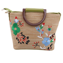 Load image into Gallery viewer, Embroidery Women Handbag Summer Rattan Women Shoulder Crossbody