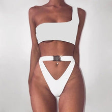 Load image into Gallery viewer, Enchanting Women Sexy Buckle Bikini Push-Up Padded