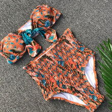 Load image into Gallery viewer, Enchanting Women Swimwear Bandage Bikini Set