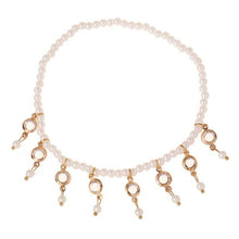 Load image into Gallery viewer, Pearl Tassel Crystal Anklets Beach Shoe Boot Chain