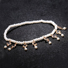 Load image into Gallery viewer, Pearl Tassel Crystal Anklets Beach Shoe Boot Chain