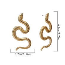 Load image into Gallery viewer, Jewelry Personality Distorted Snake Geometric Female
