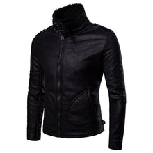 Load image into Gallery viewer, Men Leather Suede Jacket Motorcycle