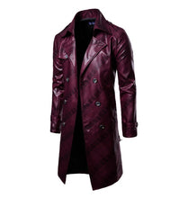 Load image into Gallery viewer, Pop Design Game Leather Jacket Men Casual Double