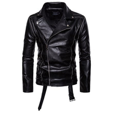 Load image into Gallery viewer, PU Leather Jacket Autumn Fashion Sleeves Detachable