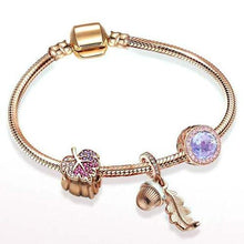 Load image into Gallery viewer, European Heart shaped Pendant Charm Bracelet Fit Women's Jewellery - Sophornlilly
