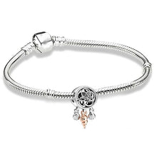 Load image into Gallery viewer, European Heart shaped Pendant Charm Bracelet Fit Women's Jewellery - Sophornlilly