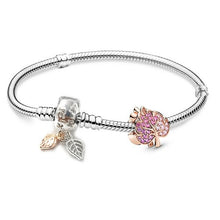 Load image into Gallery viewer, European Heart shaped Pendant Charm Bracelet Fit Women's Jewellery - Sophornlilly