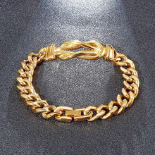 Load image into Gallery viewer, European and American Simple Gold Bracelet Creative Knotted Titanium - Sophornlilly