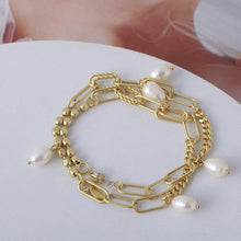 Load image into Gallery viewer, European and American wind jewelry wholesale matte gold stitching - Sophornlilly