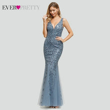 Load image into Gallery viewer, Evening Dresses Ever Pretty Mermaid O Neck Short Sleeve Lace