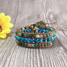 Load image into Gallery viewer, Exclusive New Women Bracelets Natural Stone Lava Beads 3 Strands