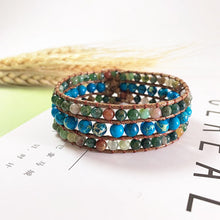 Load image into Gallery viewer, Exclusive New Women Bracelets Natural Stone Lava Beads 3 Strands
