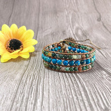 Load image into Gallery viewer, Exclusive New Women Bracelets Natural Stone Lava Beads 3 Strands