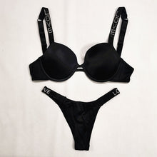 Load image into Gallery viewer, Exclusive original Women Push Up Bra Sets Gathered Diamonds Bra Sets