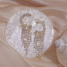 Load image into Gallery viewer, Exquisite Super Shine Tassel Crtysal Earring for Women AAA Cubic