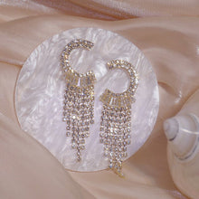 Load image into Gallery viewer, Exquisite Super Shine Tassel Crtysal Earring for Women AAA Cubic
