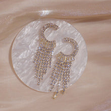 Load image into Gallery viewer, Exquisite Super Shine Tassel Crtysal Earring for Women AAA Cubic