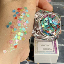 Load image into Gallery viewer, Eye Glitter Nail Hair Body Face Glitter Gel Art Flash Heart Loose