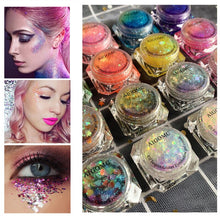 Load image into Gallery viewer, Eye Glitter Nail Hair Body Face Glitter Gel Art Flash Heart Loose