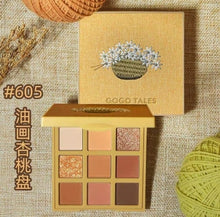 Load image into Gallery viewer, Eye Shadow Palette 9 Color Dry Rose Pink Shimmer Matte Glitter Nude