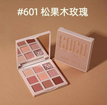 Load image into Gallery viewer, Eye Shadow Palette 9 Color Dry Rose Pink Shimmer Matte Glitter Nude