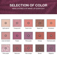 Load image into Gallery viewer, Eyeshadow Palette Eye Colors In Mix Of Shimmer Lasting Colourful