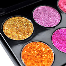 Load image into Gallery viewer, Eyeshadow Palette Lofty Tone Paillette Glitter Shimmer Eye Shadow