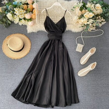 Load image into Gallery viewer, F260 Lady White Green Black Orange Evening Dresses Summer
