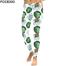 Load image into Gallery viewer, Classic Jungle Print Women Leggings Casual Leaves Printed