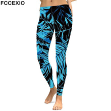 Load image into Gallery viewer, Classic Jungle Print Women Leggings Casual Leaves Printed