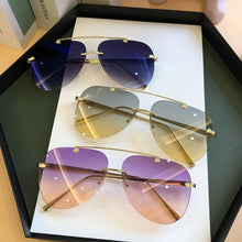 Load image into Gallery viewer, Metal Rimless Sunglasses Mirror
