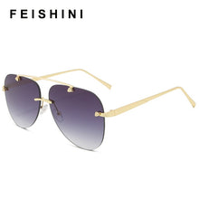 Load image into Gallery viewer, Metal Rimless Sunglasses Mirror