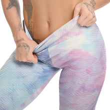 Load image into Gallery viewer, Leggings Women Ruched Textured Leggins Push Up High Waist