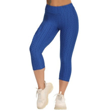 Load image into Gallery viewer, Women Ruched Butt Lifting Leggings High Waist Capris Pants