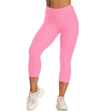 Load image into Gallery viewer, Women Ruched Butt Lifting Leggings High Waist Capris Pants