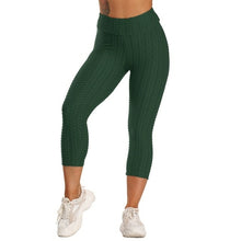 Load image into Gallery viewer, Women Ruched Butt Lifting Leggings High Waist Capris Pants