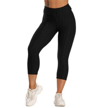 Load image into Gallery viewer, Women Ruched Butt Lifting Leggings High Waist Capris Pants