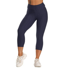 Load image into Gallery viewer, Women Ruched Butt Lifting Leggings High Waist Capris Pants