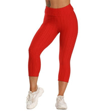 Load image into Gallery viewer, Women Ruched Butt Lifting Leggings High Waist Capris Pants