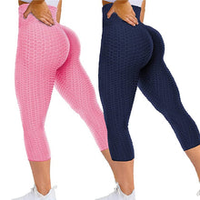 Load image into Gallery viewer, Women Ruched Butt Lifting Leggings High Waist Capris Pants