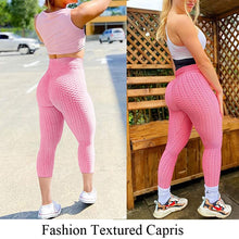 Load image into Gallery viewer, Women Ruched Butt Lifting Leggings High Waist Capris Pants